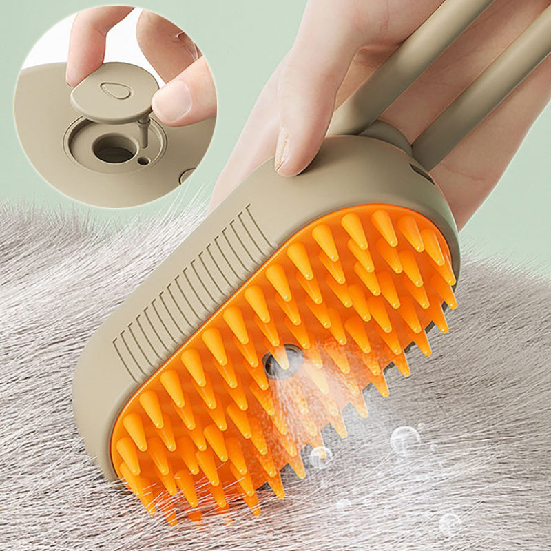 Steam Grooming Comb Smooth, Massage, Hair Free Pets