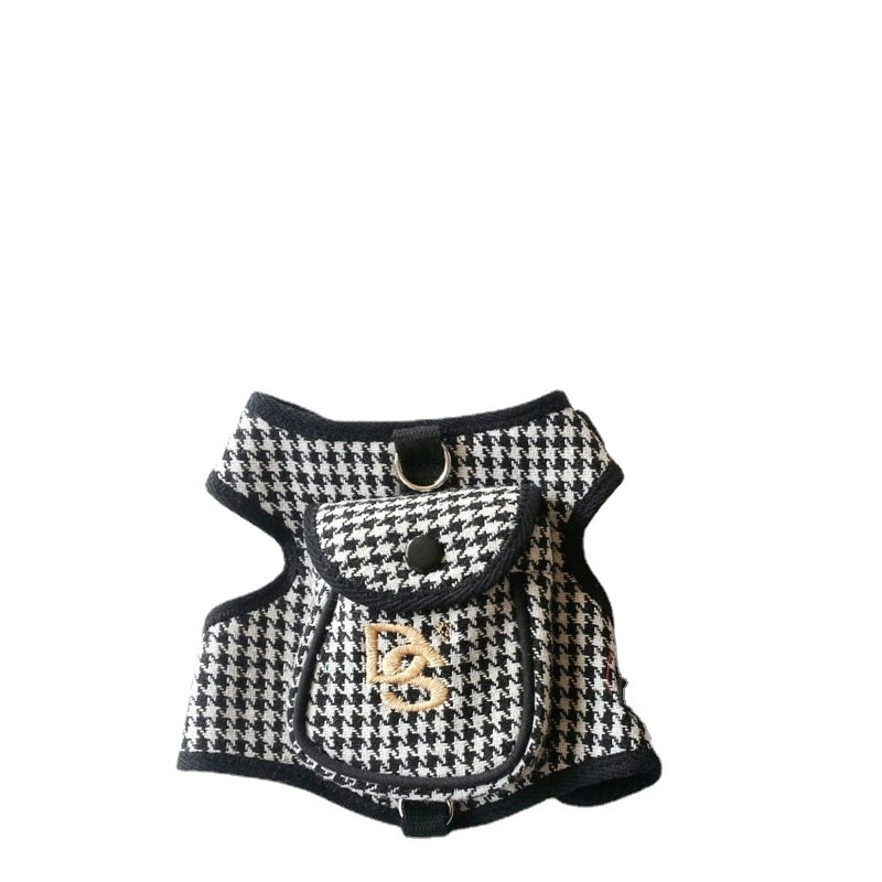 Pet Vest Houndstooth