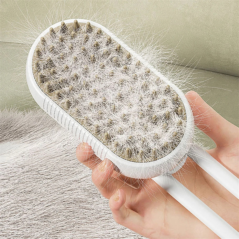 Steam Grooming Comb Smooth, Massage, Hair Free Pets